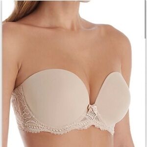 ✨ French Designer Simone Perele Eden Strapless Bra 30 B